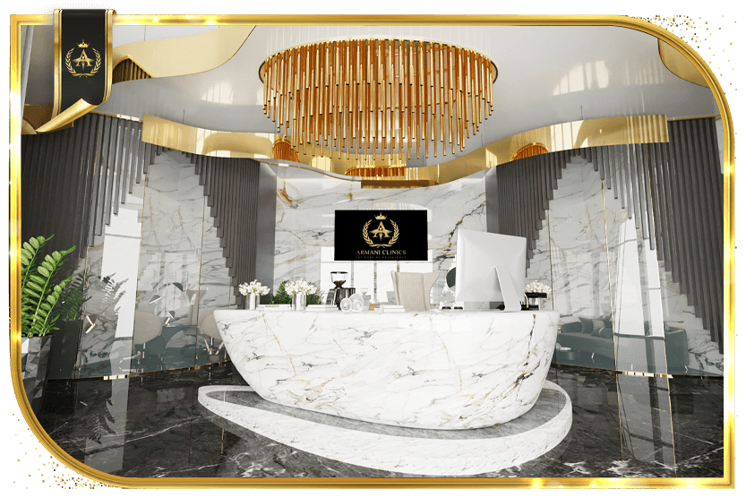 rendered image of armani clinic